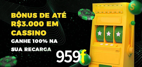 959f melhor bônus de depósito