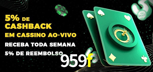 Promoções do cassino ao Vivo 959f